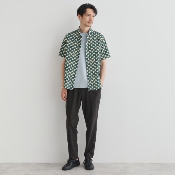 タケオキクチ（TAKEO KIKUCHI）/【COOL CITY WEAR】籠目アート柄 サッカーシャツ 通気性_18