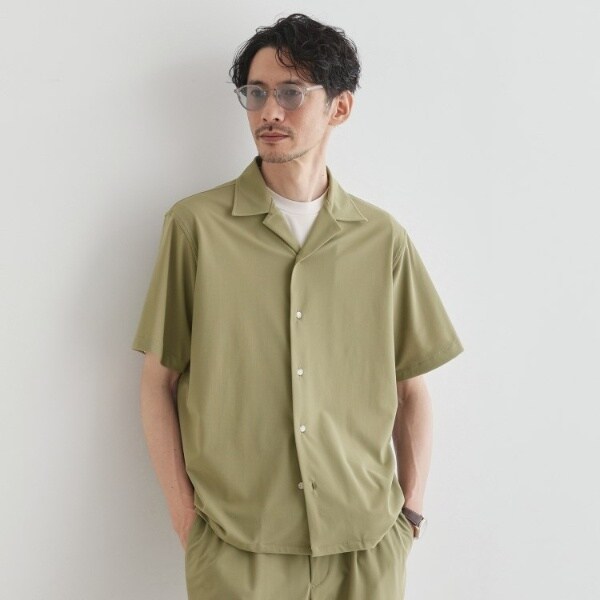 タケオキクチ（TAKEO KIKUCHI）/【COOL CITY WEAR】エアートール オープンカラーシャツ 接触冷感・通気性_15