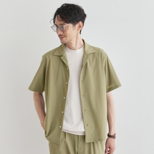 タケオキクチ（TAKEO KIKUCHI）/【COOL CITY WEAR】エアートール オープンカラーシャツ 接触冷感・通気性_16