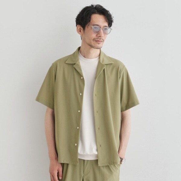 タケオキクチ（TAKEO KIKUCHI）/【COOL CITY WEAR】エアートール オープンカラーシャツ 接触冷感・通気性_17