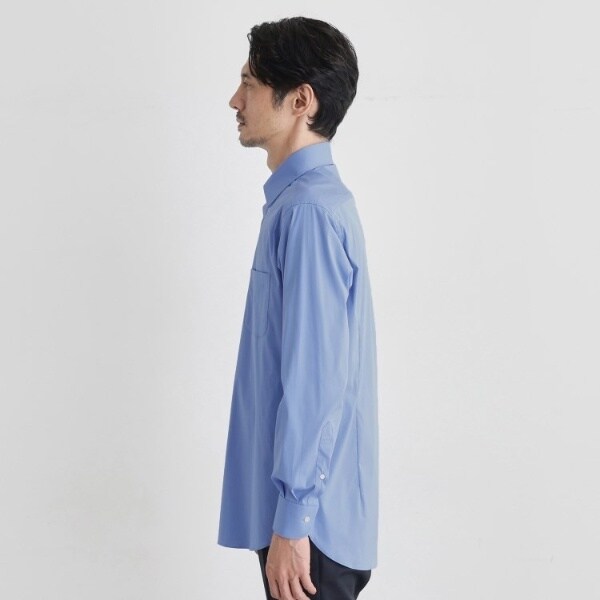 タケオキクチ（TAKEO KIKUCHI）/ストレッチ ワイドカラー シャツ_5