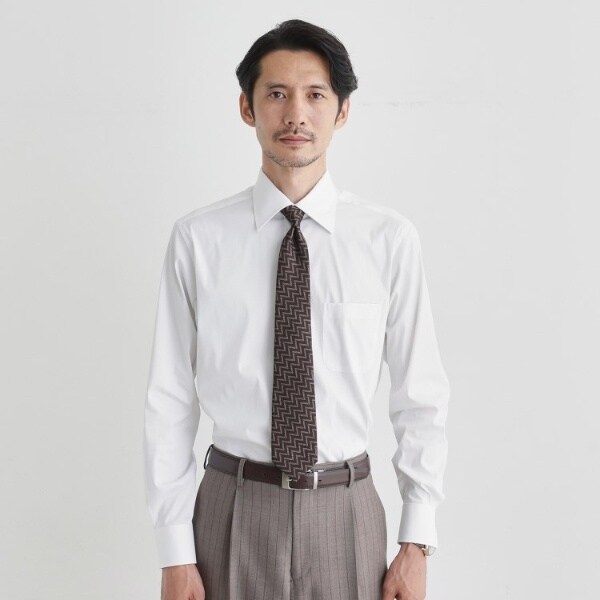 タケオキクチ（TAKEO KIKUCHI）/ストレッチ ワイドカラー シャツ_13
