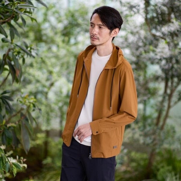 タケオキクチ（TAKEO KIKUCHI）/【3D ナイロン ストレッチ】ジップアップ フードブルゾン