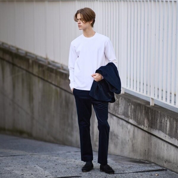 タケオキクチ（TAKEO KIKUCHI）/ストレッチ テーラードＴシャツ_6