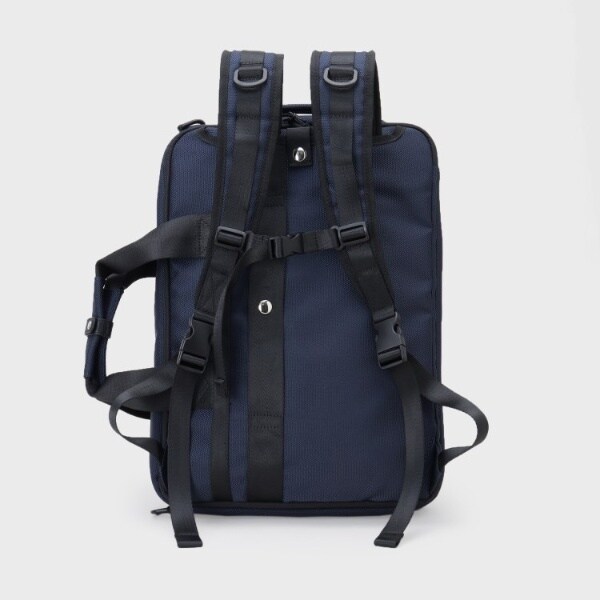 キタムラ リュックバッグ ネイビー ✧極美品【キタムラ】ロゴ刺繍