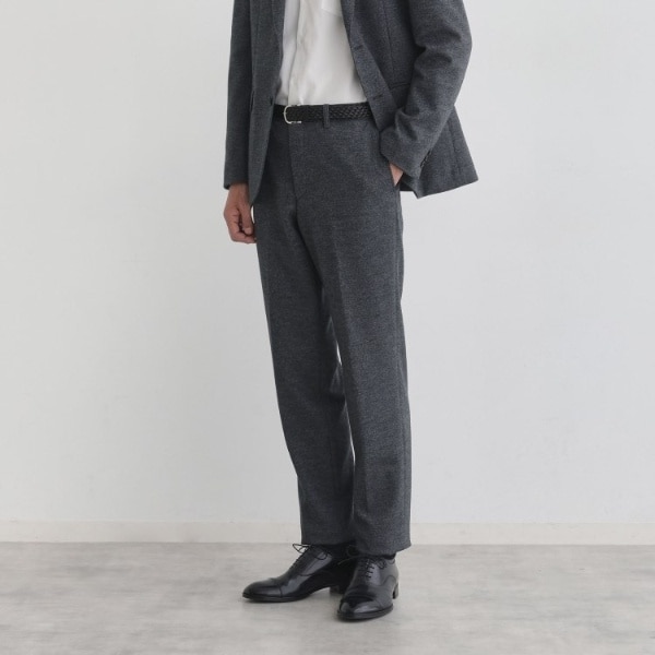 タケオキクチ（TAKEO KIKUCHI）/【Sサイズ〜】尾州織 ピンヘッドムリネ パンツ