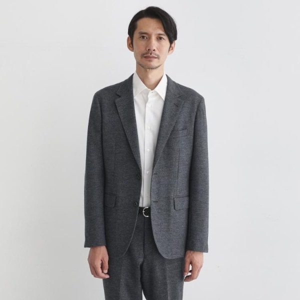 タケオキクチ（TAKEO KIKUCHI）/【Sサイズ〜】尾州織 ピンヘッドムリネ ジャケット