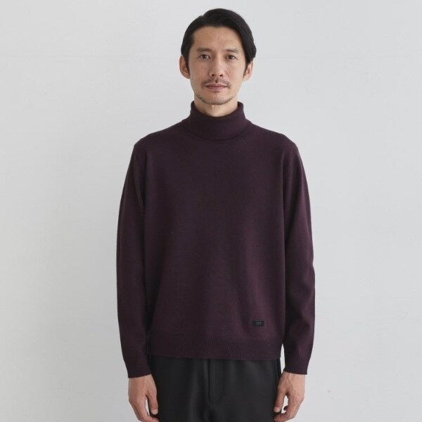 タケオキクチ（TAKEO KIKUCHI）/アンチピリング タートルネック ニット