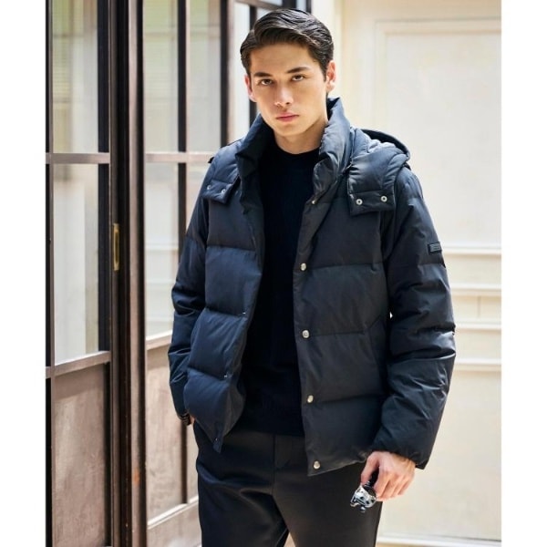 タケオキクチ（TAKEO KIKUCHI）/【袖取り外し可】デタッチャブル ダウンブルゾン