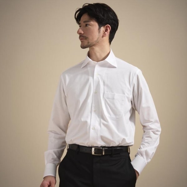 タケオキクチ（TAKEO KIKUCHI）/ハイカウントジャージ鹿の子 シャツ_1