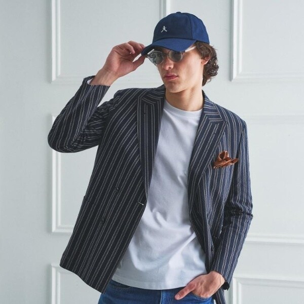 タケオキクチ（TAKEO KIKUCHI）/【BOWLER HAT LABEL】サッカーストライプ ダブルジャケット_3