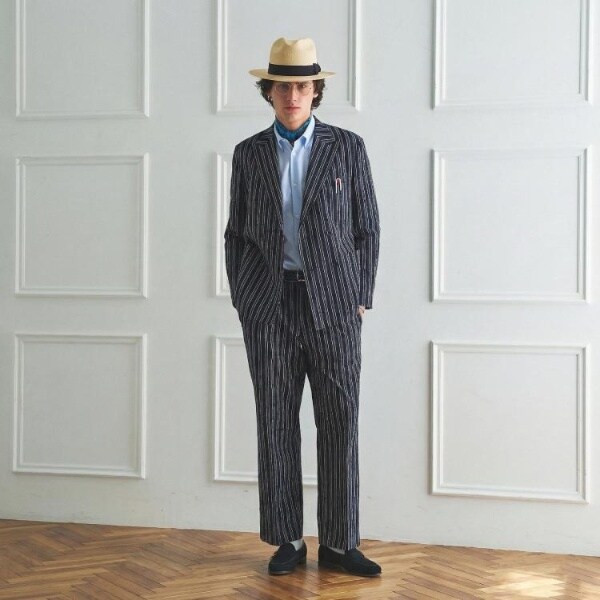 タケオキクチ（TAKEO KIKUCHI）/【BOWLER HAT LABEL】サッカーストライプ ダブルジャケット_6