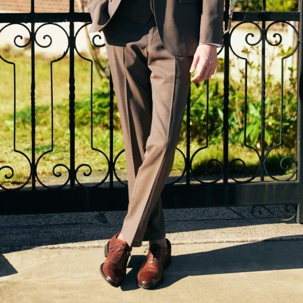 タケオキクチ（TAKEO KIKUCHI）/【BOWLER HAT LABEL】TWトロピカルシャンブレー JAZZスラックス