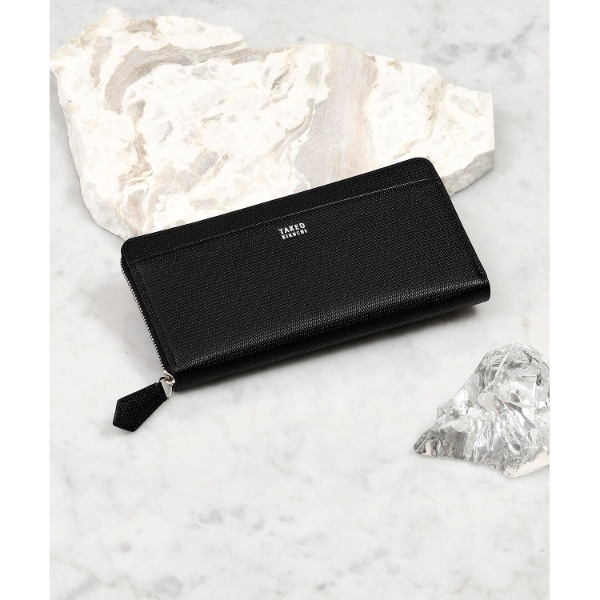 タケオキクチ（TAKEO KIKUCHI）/【ソフト＆ナチュラル】ミニメッシュ レザー　ラウンドファスナー長財布