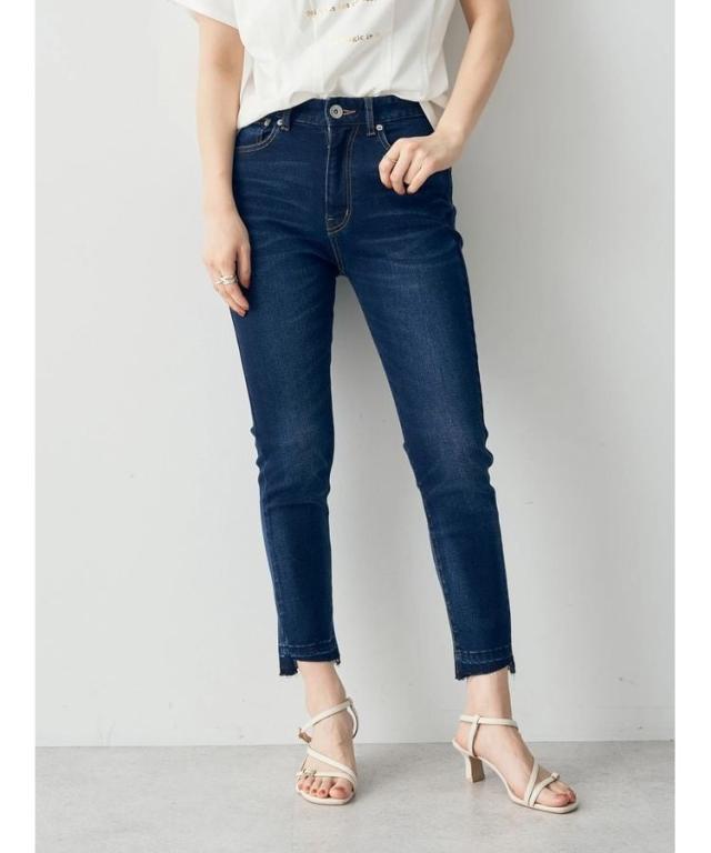 イェッカ ヴェッカ（YECCA VECCA）/カットオフクロップドデニムパンツ