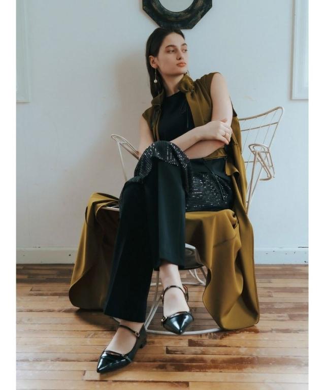 【タグ付き未使用】ミリタリーデザインジレ　イエッカベッカ ミリタリーデザインジレ/YECCA VECCA（イェッカ ヴェッカ）の