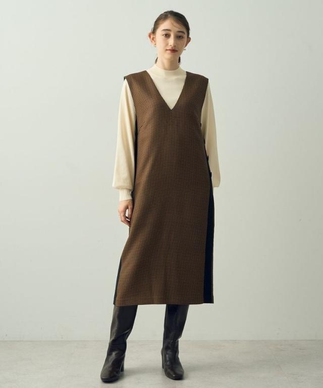 イェッカ ヴェッカ（YECCA VECCA）/千鳥柄ジャンスカの通販は