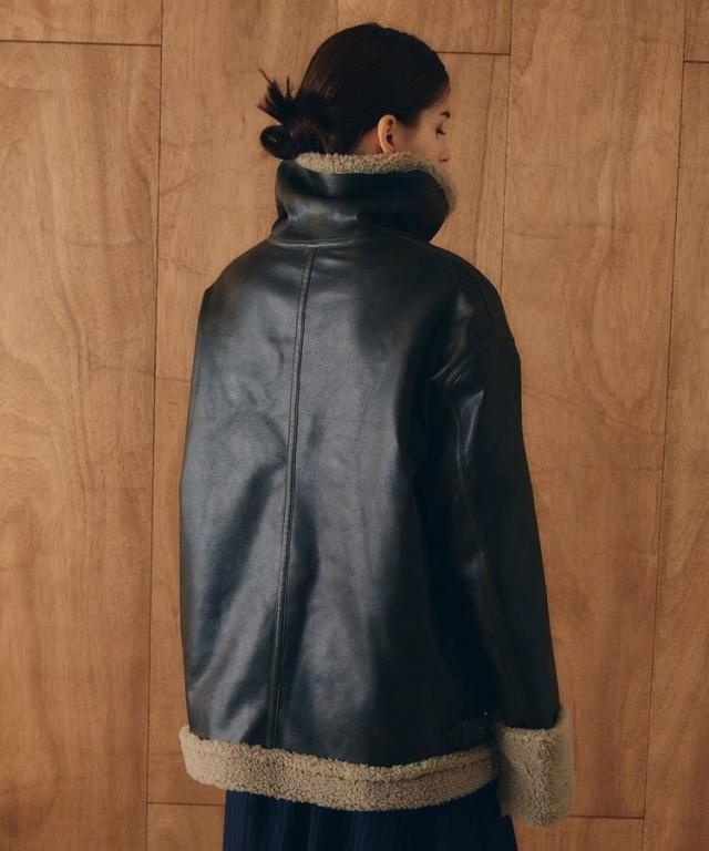 イェッカ ヴェッカ（YECCA VECCA）/ボアMIXフェイクレザー