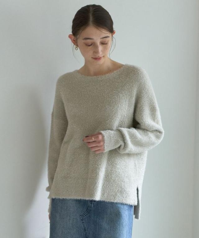 イェッカ ヴェッカ（YECCA VECCA）/ラメシャギーニットの通販は 6,713円