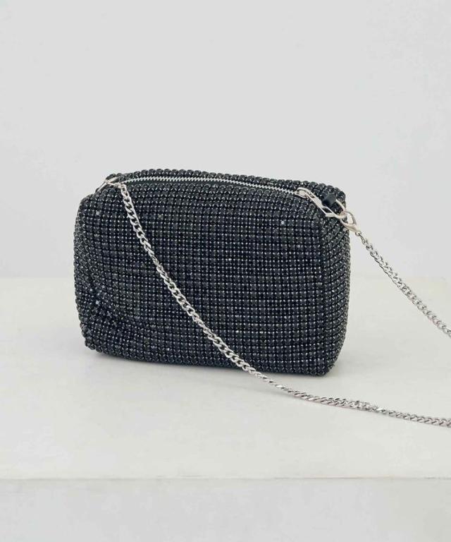 イェッカ ヴェッカ（YECCA VECCA）/【VELETTO】ラインストーンショルダーバッグ