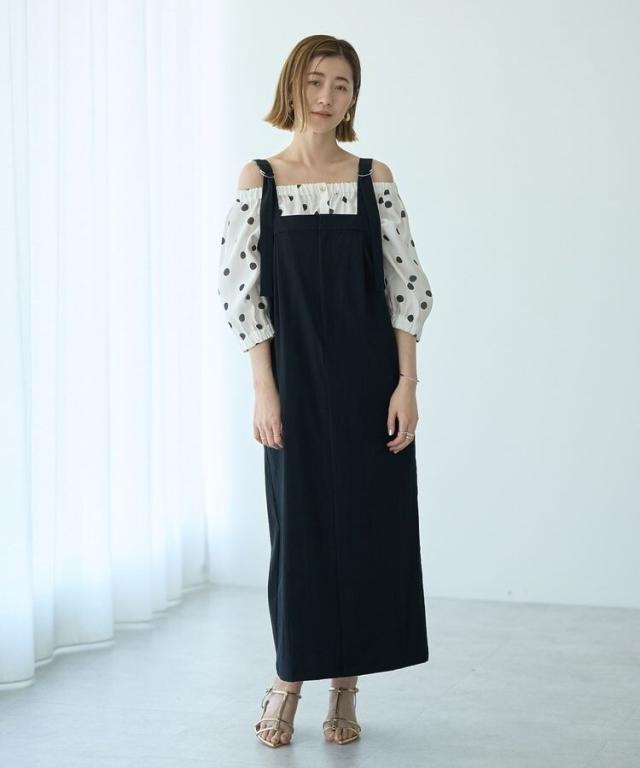 NEW】アーガブラック（AgaBLACK）/フロントタックオールインワン