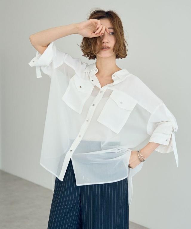 イェッカ ヴェッカ（YECCA VECCA）/メッシュMIXデザインシャツの通販は