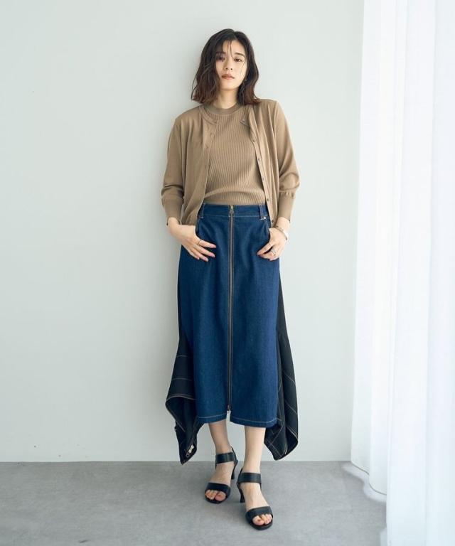 ⭐️のんです doll up oopsジージャンドッキングコート クロップド丈カットオフG