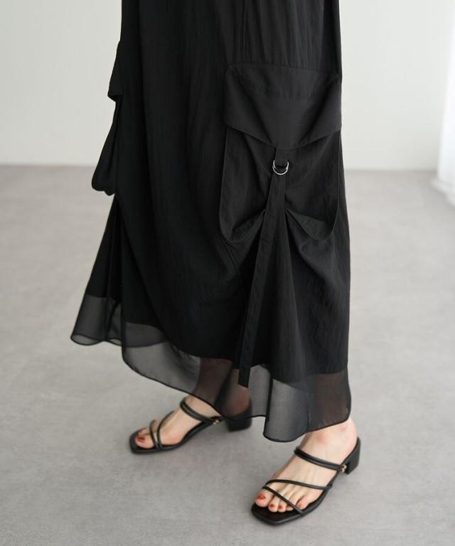 イェッカ ヴェッカ（YECCA VECCA）/【接触冷感】カーゴキャミワンピース