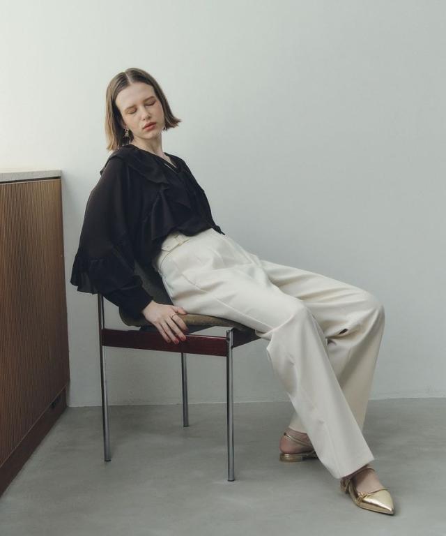 イェッカ ヴェッカ（YECCA VECCA）/サイドベルテッドパンツ