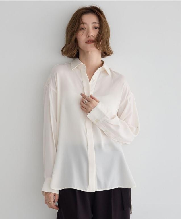 イェッカ ヴェッカ（YECCA VECCA）/ヴィンテージサテンシャツ