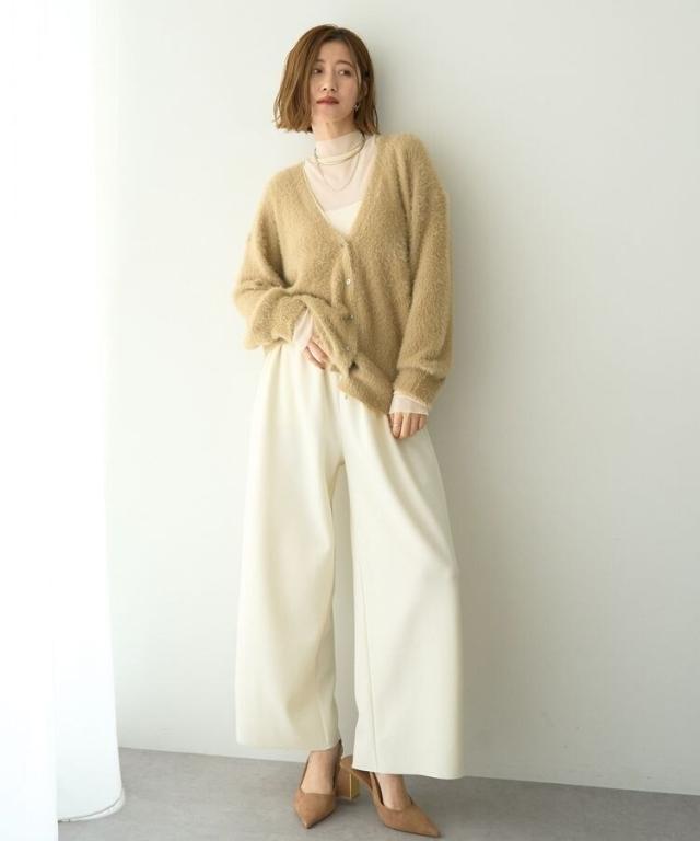 イェッカ ヴェッカ（YECCA VECCA）/イージーカットジョーゼットパンツ