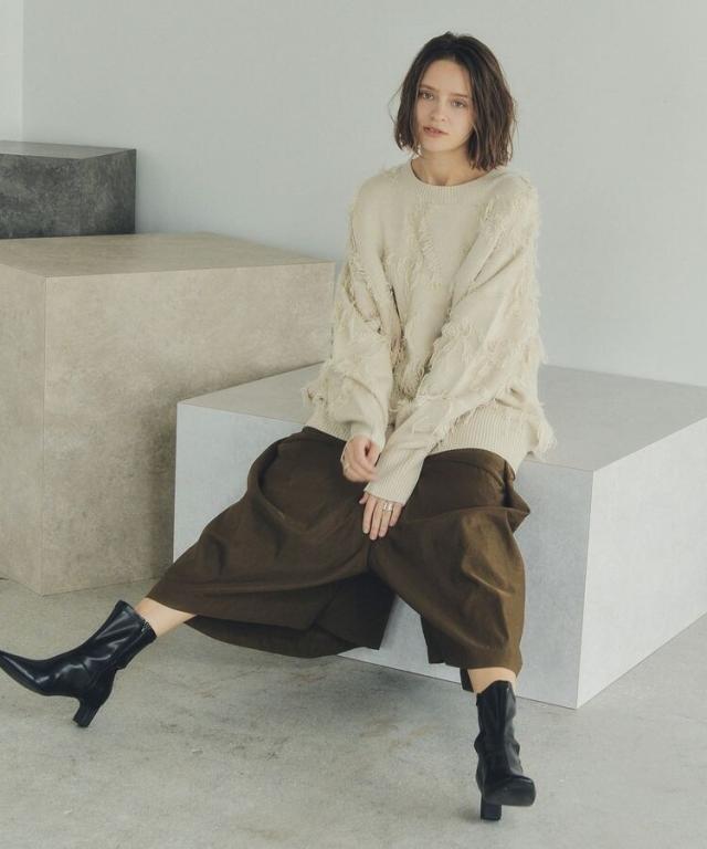 イェッカ ヴェッカ（YECCA VECCA）/コクーンデザインワイドパンツ