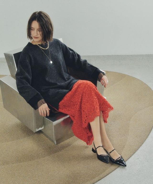 イェッカ ヴェッカ（YECCA VECCA）/レースナロースカート