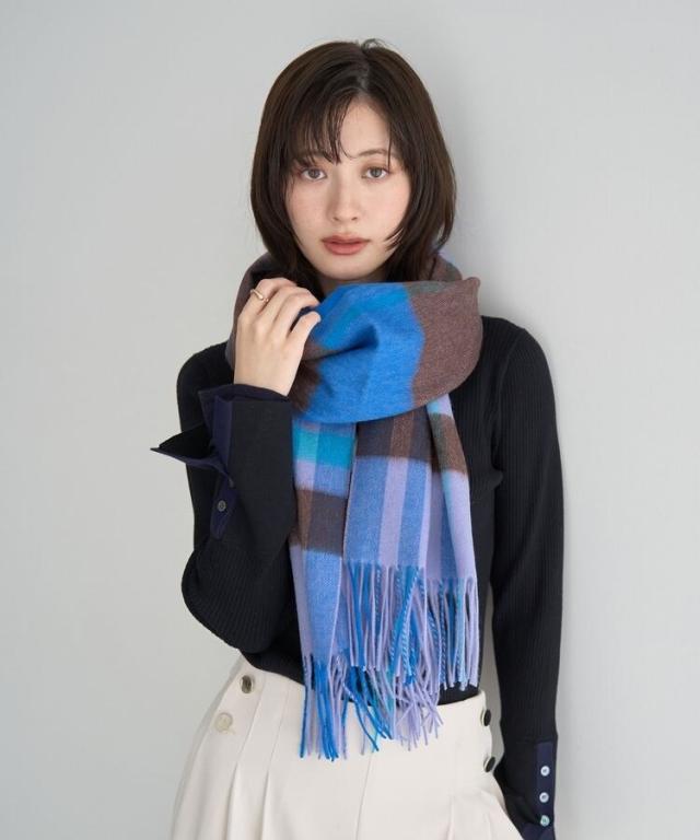 イェッカ ヴェッカ（YECCA VECCA）/ウールチェック柄ストール