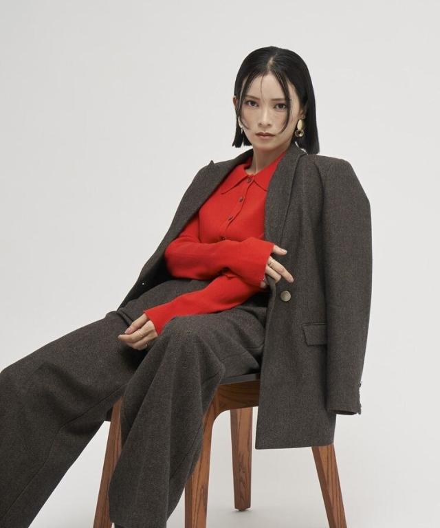 イェッカ ヴェッカ（YECCA VECCA）/【尾崎紗代子×YECCA VECCA】ツイードテーラードジャケット