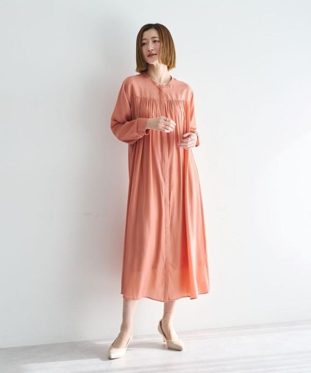 イェッカ ヴェッカ（YECCA VECCA）/ベルト付きギャザーワンピース 