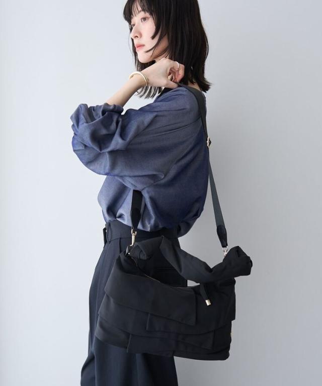 イェッカ ヴェッカ（YECCA VECCA）/【story．】PL FRILLS HANDBAG