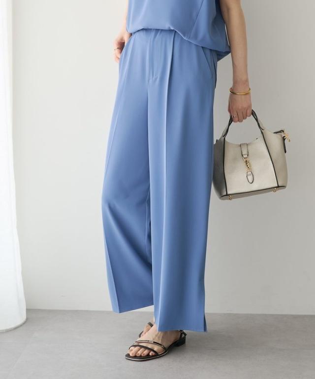 イェッカ ヴェッカ（YECCA VECCA）/【接触冷感】COOLスリットワイドパンツ