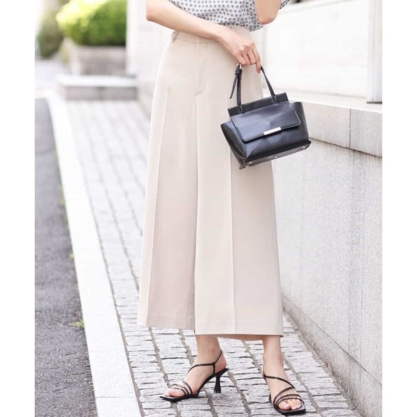オフオン/[名品シリーズ]ストレッチワイドパンツ