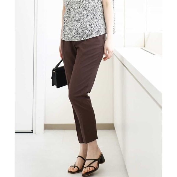 オフオン（OFUON）/ストレッチテーパードパンツ/接触冷感/洗える/WEB限定サイズあり