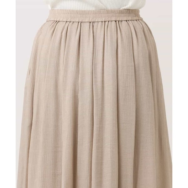 オフオン（OFUON）/楊柳ラメタックギャザースカート/洗える