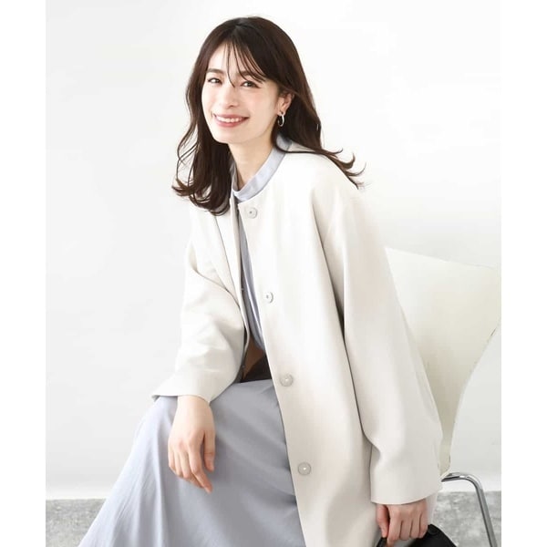 オフオン（OFUON）/ベーシックノーカラーコート/洗える/WEB限定