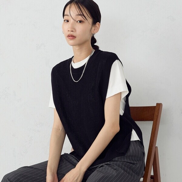 DeadStockUSmadeHANES3pairscottontank TOP （コムサイズム ベタつく 
