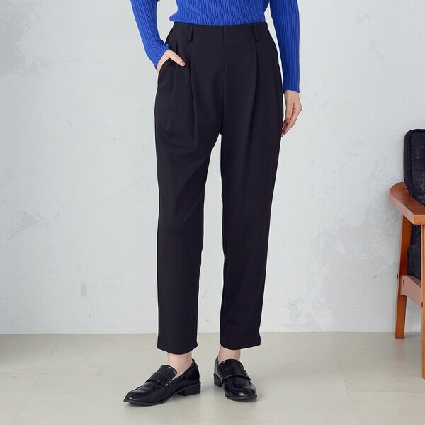 コムサイズム（COMME CA ISM）/【セットアップ対応】 メランジジャージ＆ナイロンレーヨンポンチ　テーパードパンツ