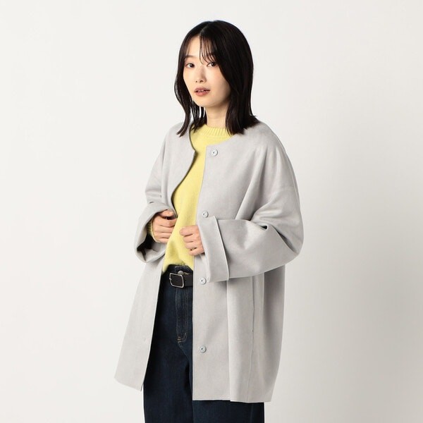 コムサイズム（COMME CA ISM）/ダンボールニット　ノーカラーコートの通販は