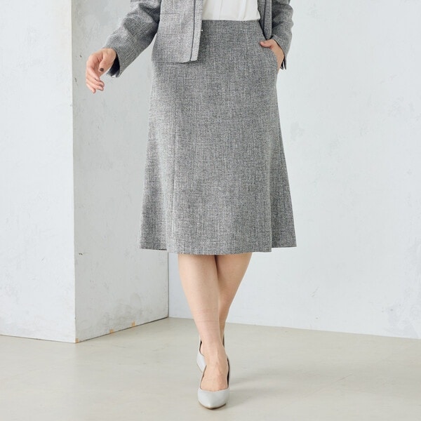 コムサイズム（COMME CA ISM）/【セットアップ対応】　ラメツイード　スカート
