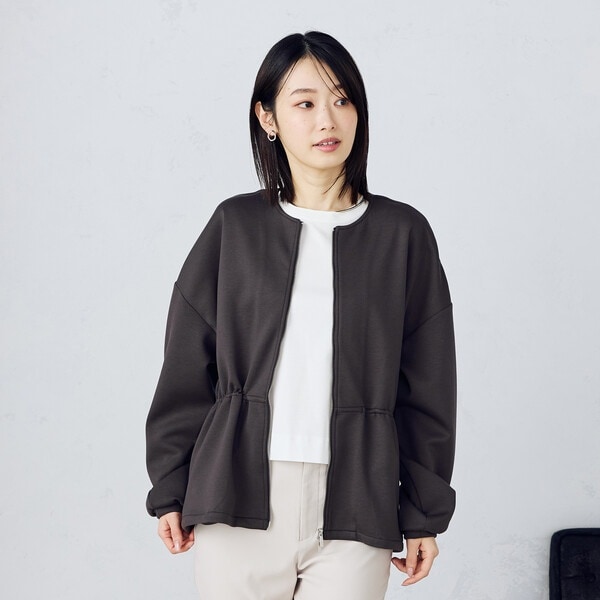 コムサイズム（COMME CA ISM）/ペプラム　ボリュームスリーブブルゾンの通販は
