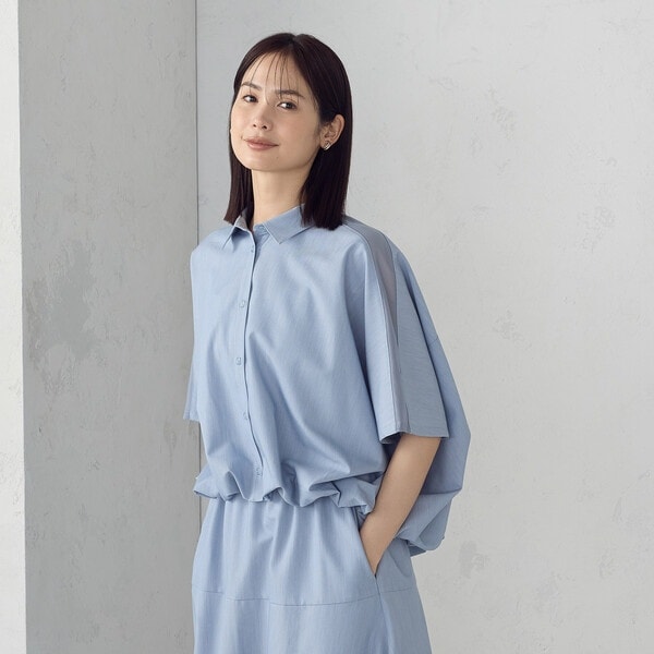 コムサイズム（COMME CA ISM）/バルーン シャツ / セットアップ対応