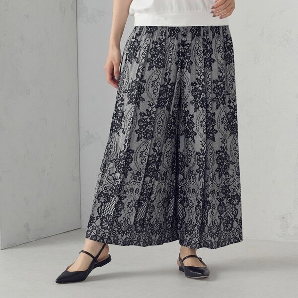 コムサイズム（COMME CA ISM）/米沢織 シャーリングパンツ