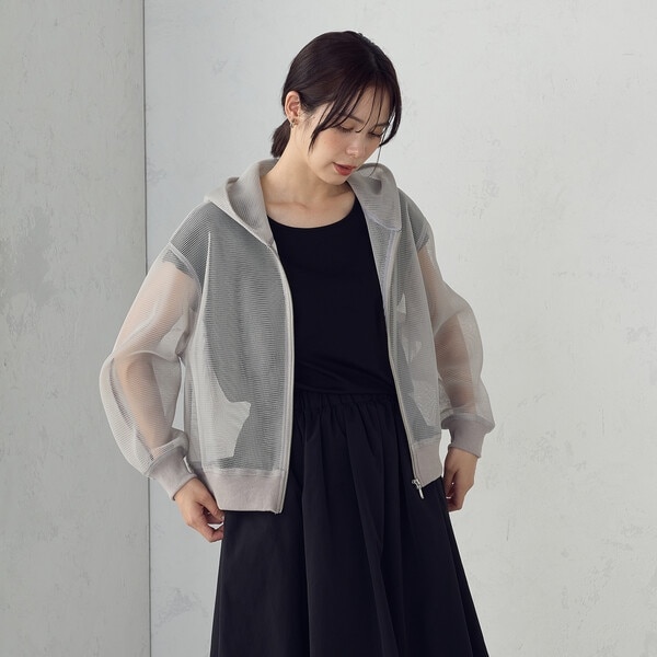 コムサイズム（COMME CA ISM）/メッシュブルゾン